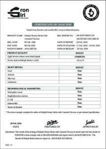 Drongiri-COA-Honey.pdf