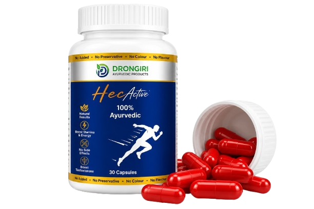 HecActive Ayurvedic capsules by Drongiri Pharma